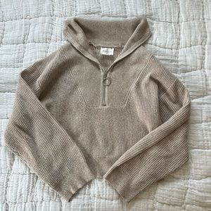 Line & Dot Emily Half Zip Sweater